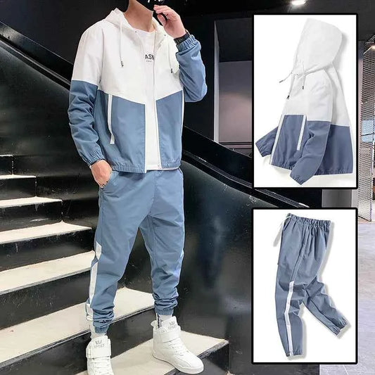 Men's Hooded Tracksuit Set