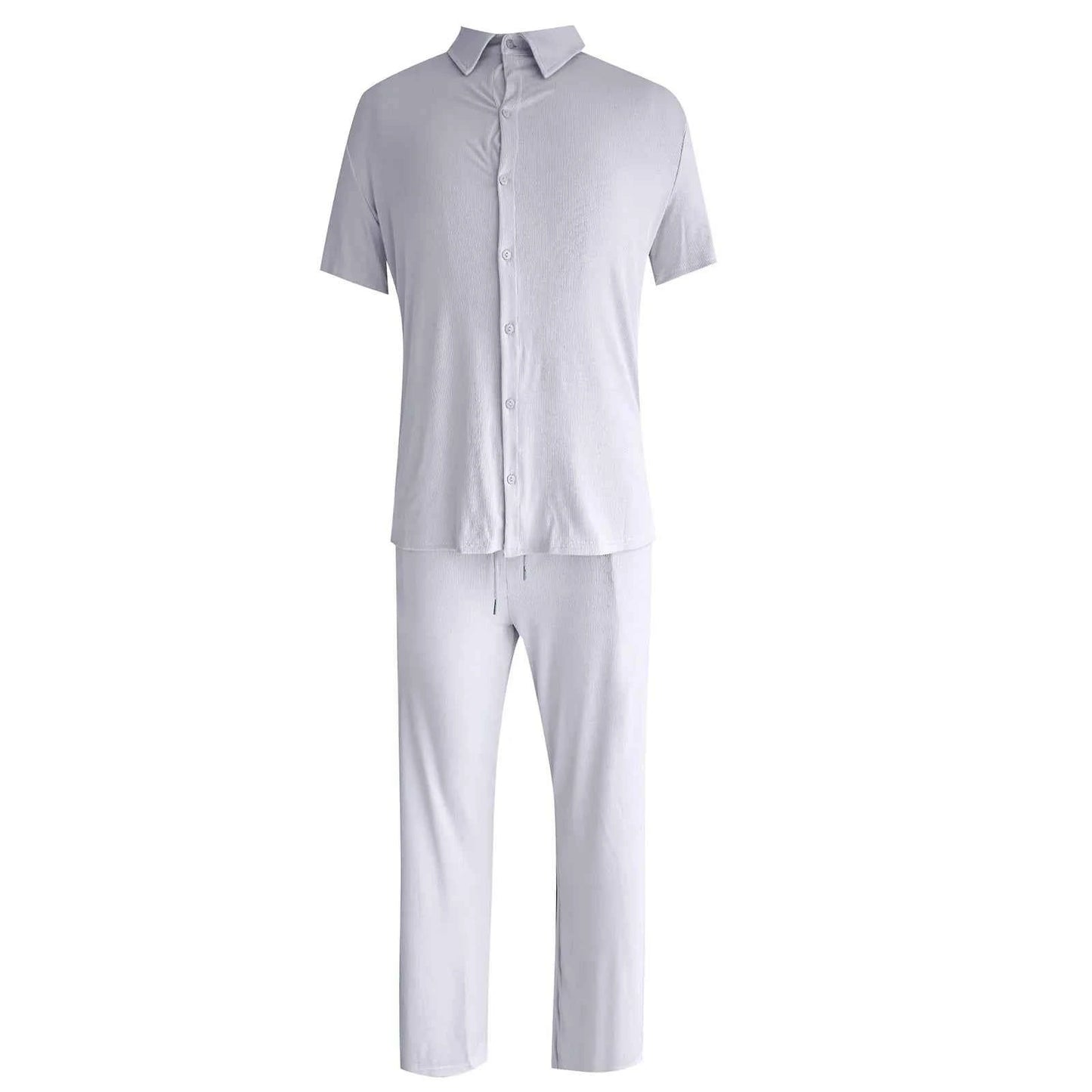 Men's Casual Set - 2-Piece Comfortable Apparel for Everyday Wear