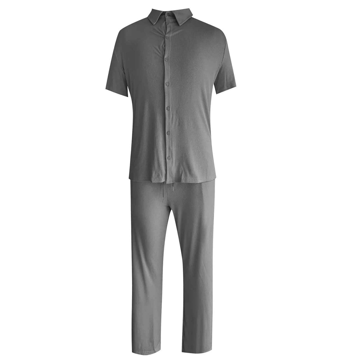 Men's Casual Set - 2-Piece Comfortable Apparel for Everyday Wear