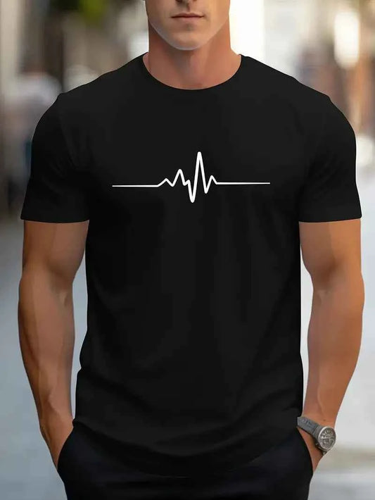 Men's Summer Graphic T-Shirt - Stylish and Comfortable Casual Wear