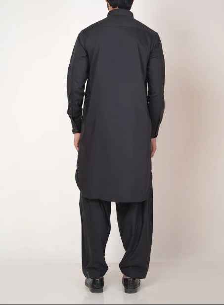 Modern Black Shalwar Qamiz